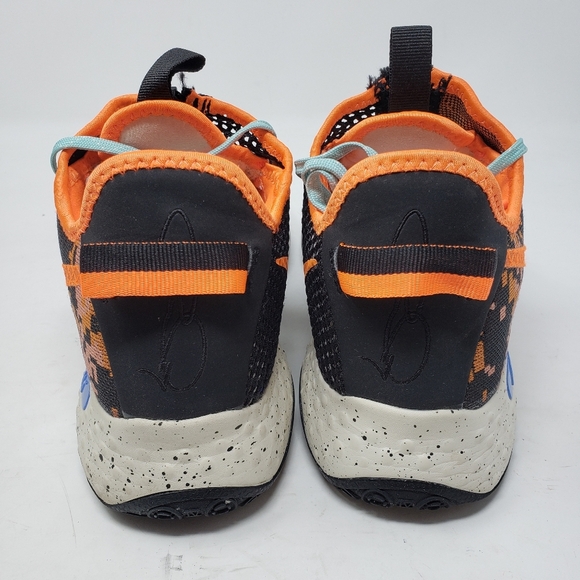 Nike PG4 Digi Camo Total Orange Black CD5079-200 Basketball Shoes Men's 8 - Picture 5 of 8